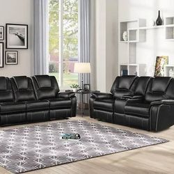 RECLINER SOFA AND LOVESEAT 