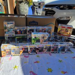 $5 Funko Pops Disney, Icons, Retro Toys, Rides. Collectables