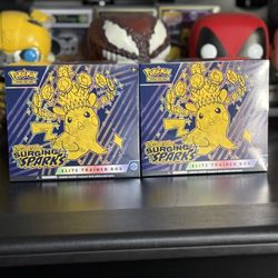 Pokemon Surging Sparks 2 Elite Trainer Boxes 