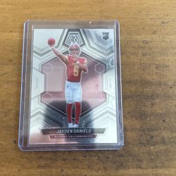 2024 MOSAIC JAYDEN DANIELS ROOKIE CARD