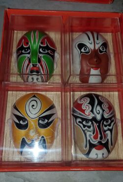 Wei Yein Mask Of Face Makeup In Chinese Opera