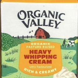 Organic Valley Organic Rich And Creamy Ultra Pasteurized Heavy Whipping Cream
