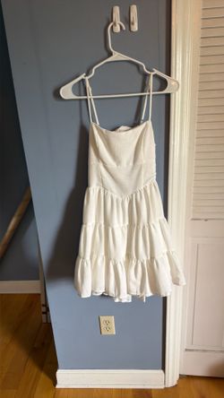 white short dress Alterd state