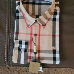 Brand New Burberry Shirt Sz LG $120