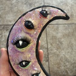 8 inch, custom/ handmade clay art piece (by me)