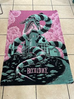 Beetlejuice tapestry