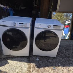 Samsung washer and  electric dryer