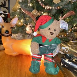 Build a Bear Santa’s elf bear Brand New in box - $40