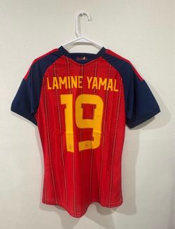 Spain Home Jersey 2 Star Lamine Yamal