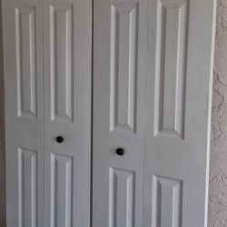 $65 Per bifold door 24x79 six panel bi-fold closet bedroom hallway laundry room kitchen garage