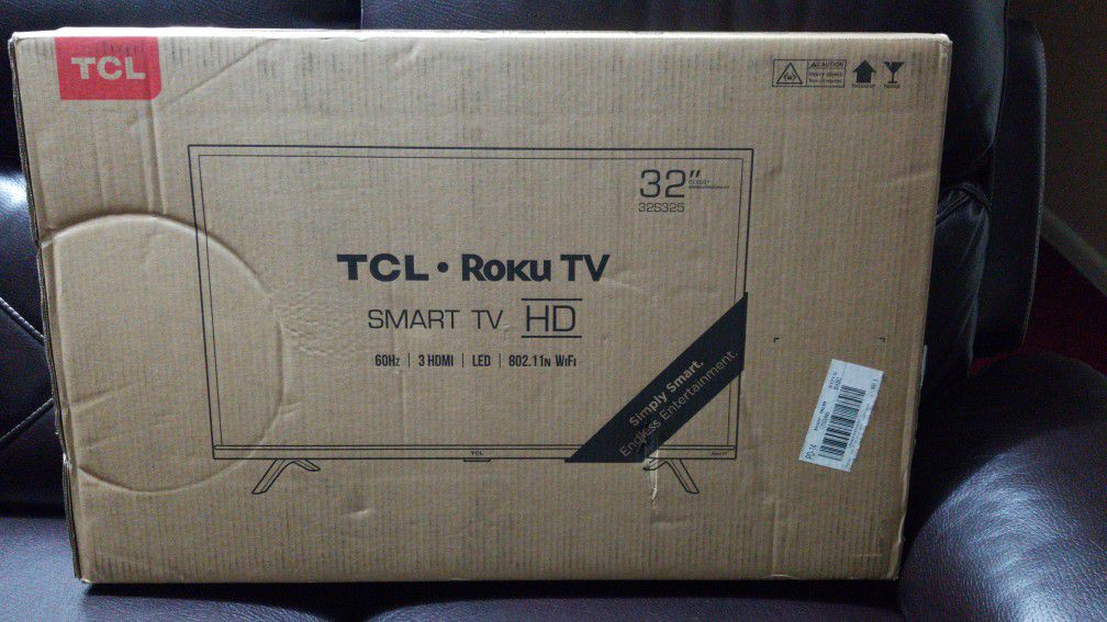 TCL .ROKU TV SMART TV HD 32 Inches.