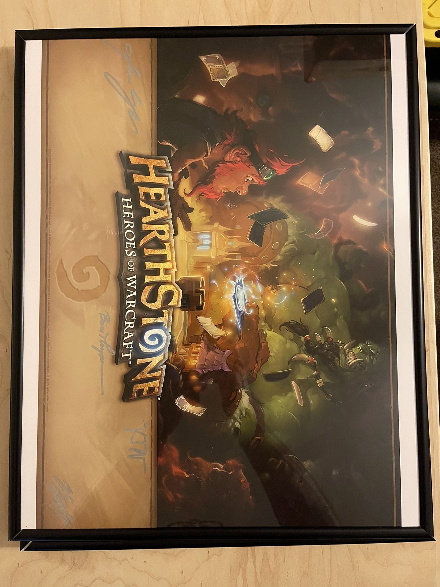 Hearthstone Signed Poster
