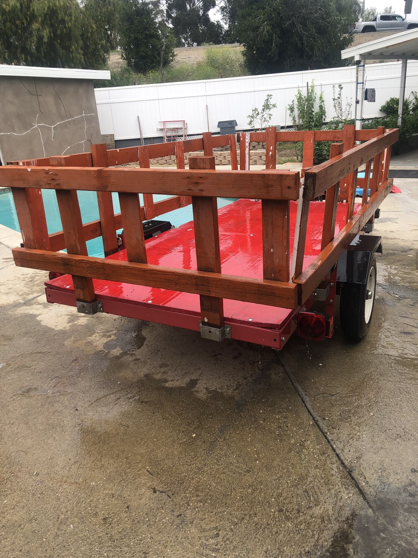 2012 Haul Master Heavy Duty 4X8 Folding Utility Trailer for Sale in Los Angeles, CA - OfferUp