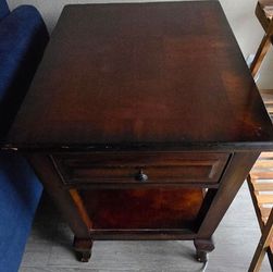 Wooden side table