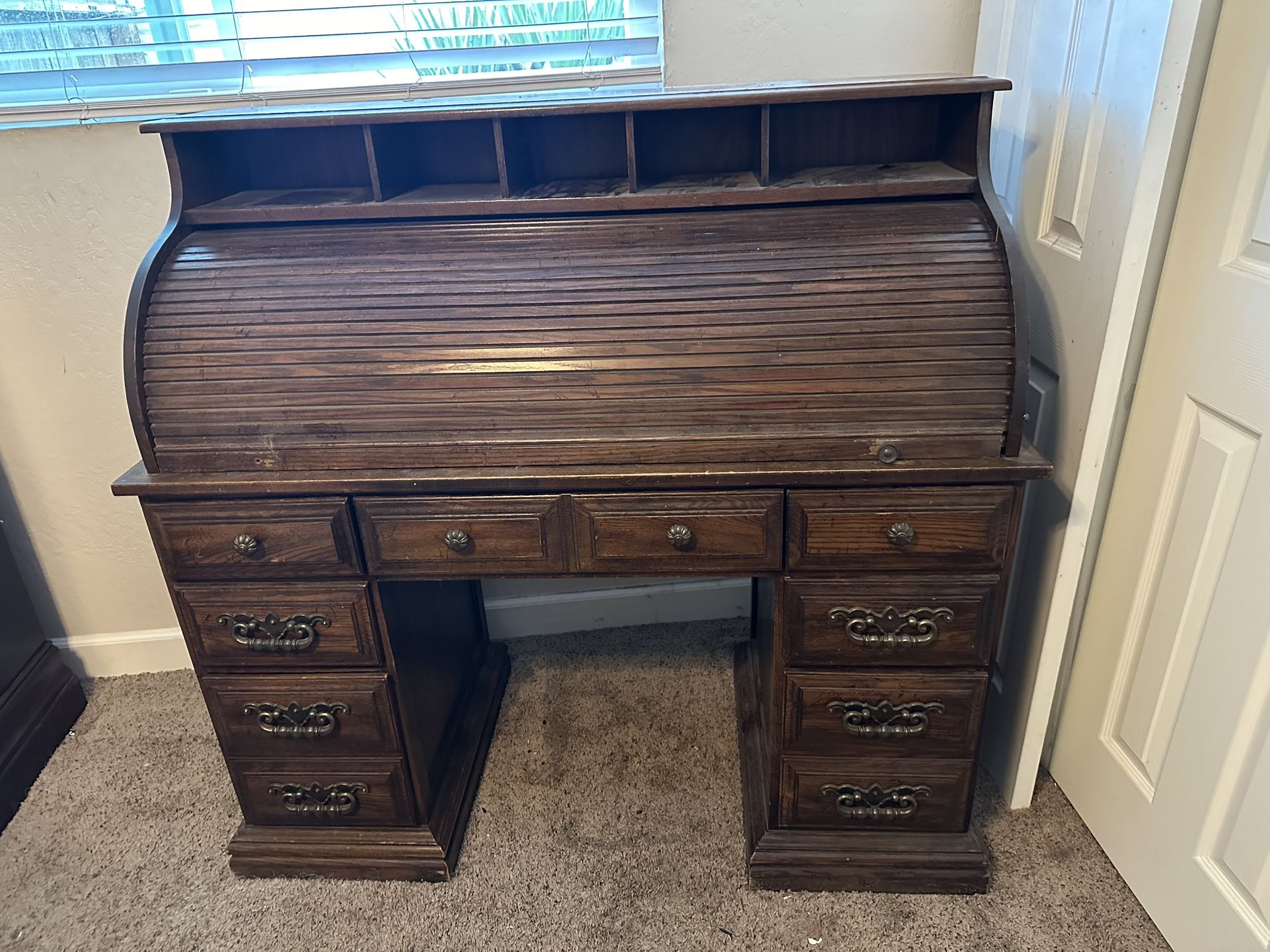 Desk Secretary Wooden