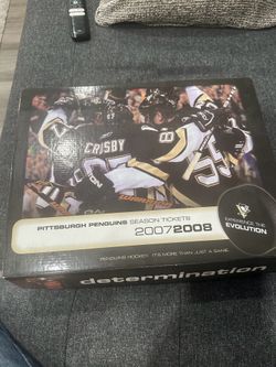 PITTSBURGH PENGUINS 2006 2007 SEASON IN REVIEW DVD NEW EXPERIENCE THE EVOLUTION box with dvd,Pins and booklets tickets