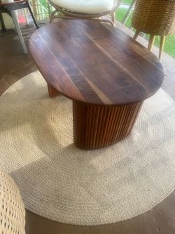 Coffee table from world market made in India mid century style