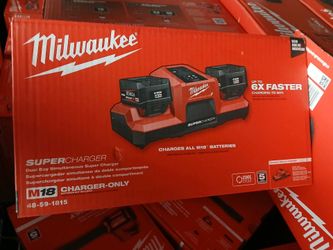 Milwaukee new dual fast charger - no battery