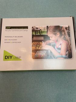 Brand New DIY Acrylic Luminescent Lamp - LED Glow Note & Message Board Kit