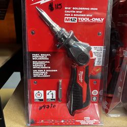 Milwaukee M12 Soldering Iron Tool Only 