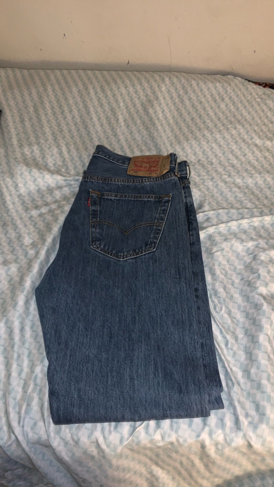 Blue 501s Levi’s