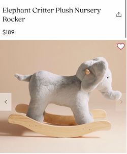 Pottery Barn - Elephant and Bunny Rockers