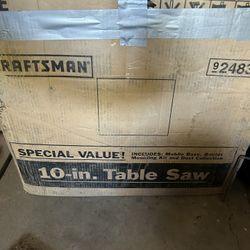 Craftsman Table Saw