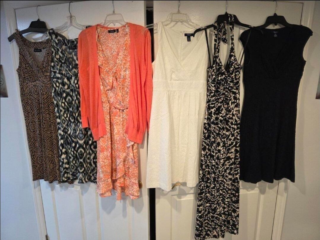 NEW: Women’s Dress Bundle (6 Dresses Size Small) – Mostly New – $10 Each or $60 for All