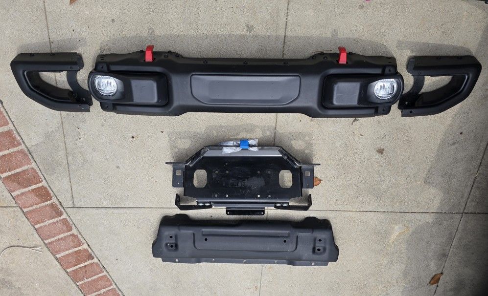Jeep Mopar Steel Bumper And Warn Winch