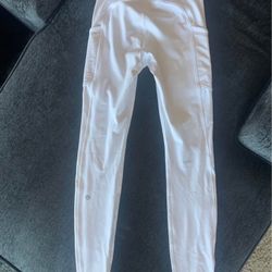 Lululemon activewear leggings. White color. Size 2