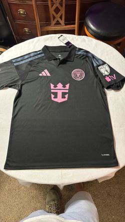 MESSI MIAMI MLS ADIDAS Black/pink size Large