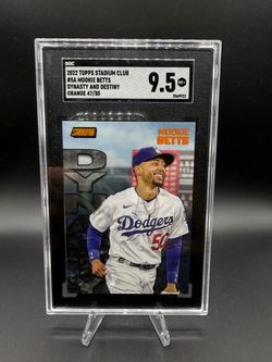 Mookie Betts /50 2022 Topps Stadium Club SGC 9.5