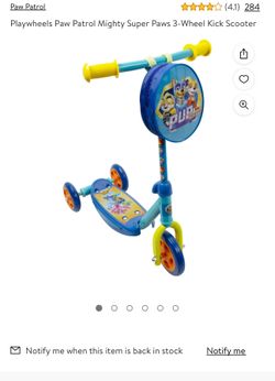 Mighty Súper Paw Scooter 