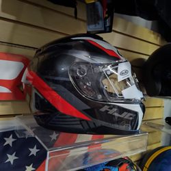 Motorcycle full face helmet size large HJC