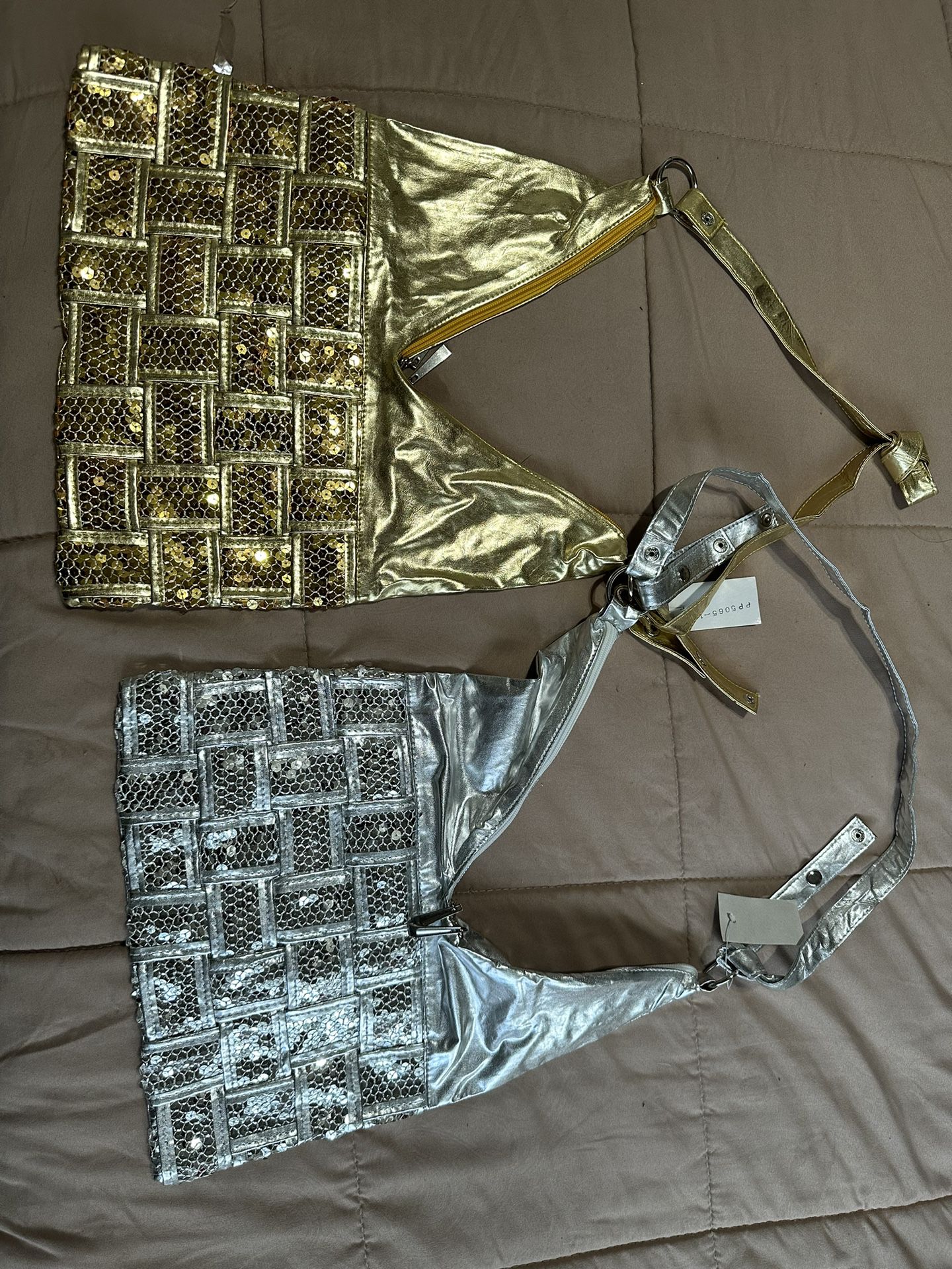 Pair Of Gold And Silver Purse 