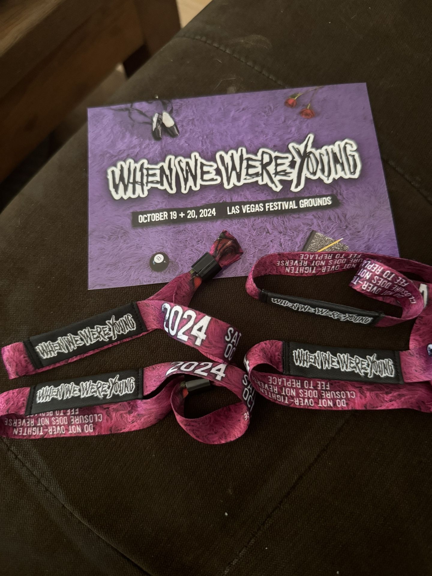 When We Are Young Tickets (Read Description)