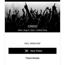 CREED ticket