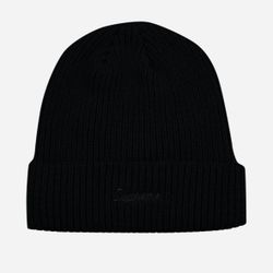 Supreme Loose Gauge Beanie in Black