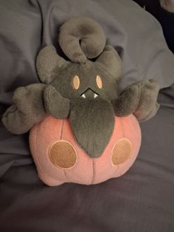 Pokemon Pumpkaboo Plush Tomy 6" 7" Pumpkin Ghost