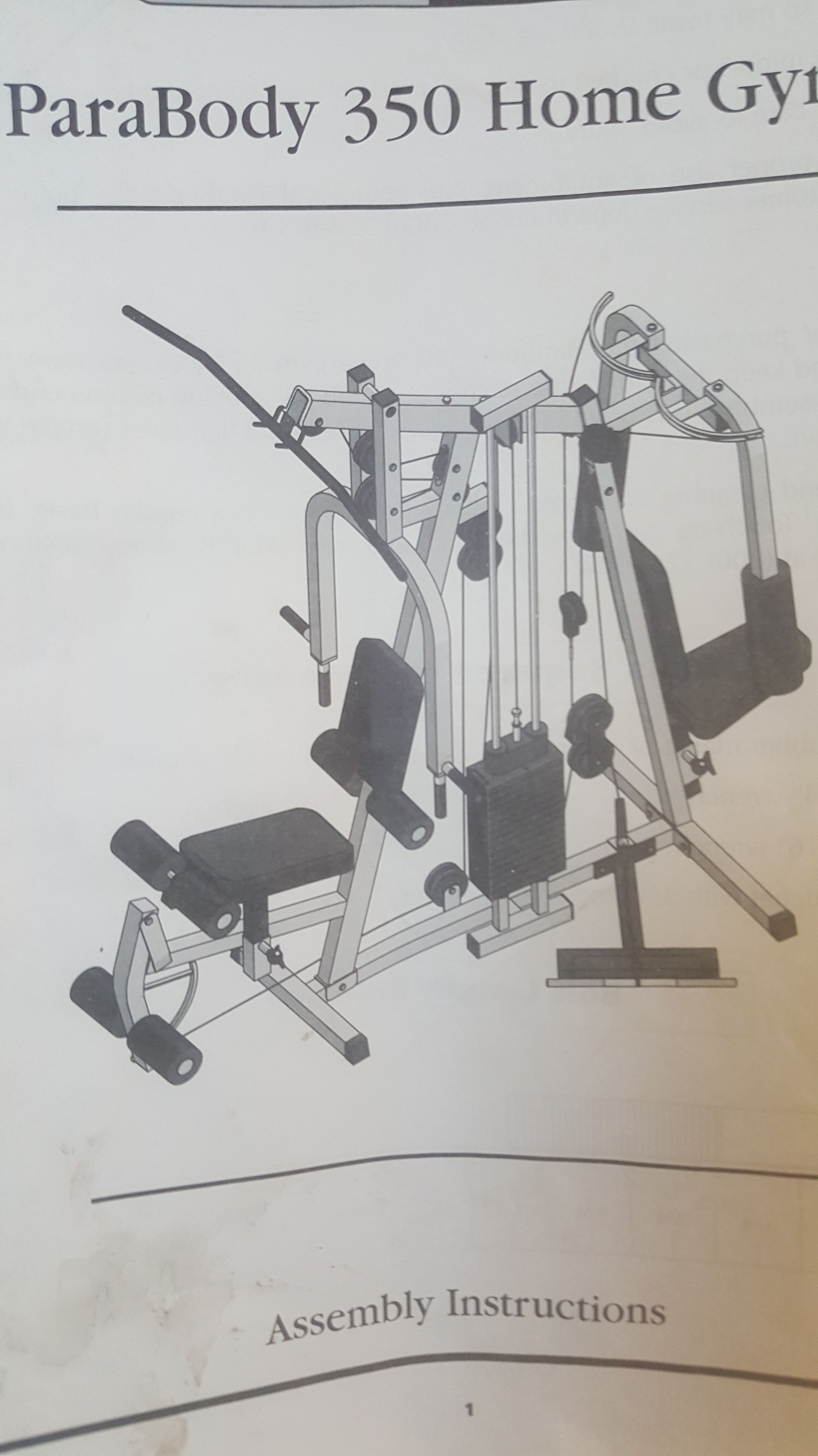 Parabody 350 home gym for sale sales