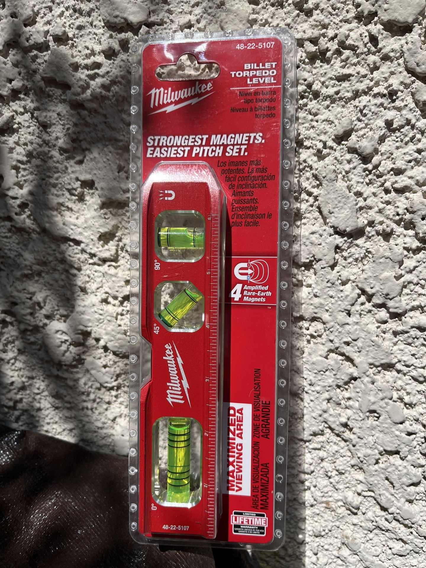 Milwaukee 7 inches Billet Torpedo Level