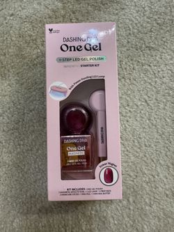 Dashing Diva Magnetic Starter Kit One Gel 1 Step LED Polish Villainous