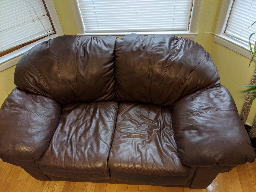 Loveseat Sofa Leather
