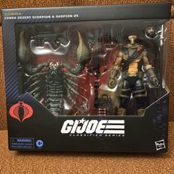 Gijoe classified Cobra desert scorpion new in box