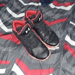 Red And Black Underarmer Shoes
