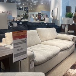 LINEN BEIGE 4 PIECE LIVING ROOM SOFA+LOVESEAT+CHAIR+OTTOMAN