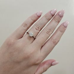 Wedding Ring Moissanite Size 7 