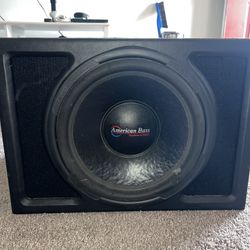 Bass Speaker and Amp