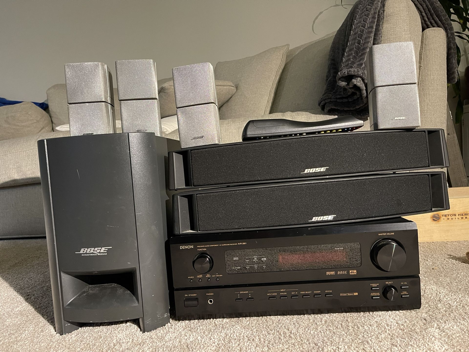 Demon / Bose Home theater Set Up.