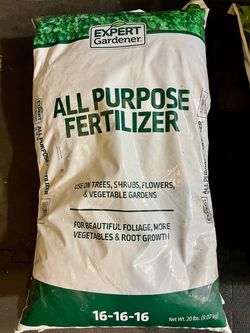 20 lbs All purpose fertilizer 16-16-16